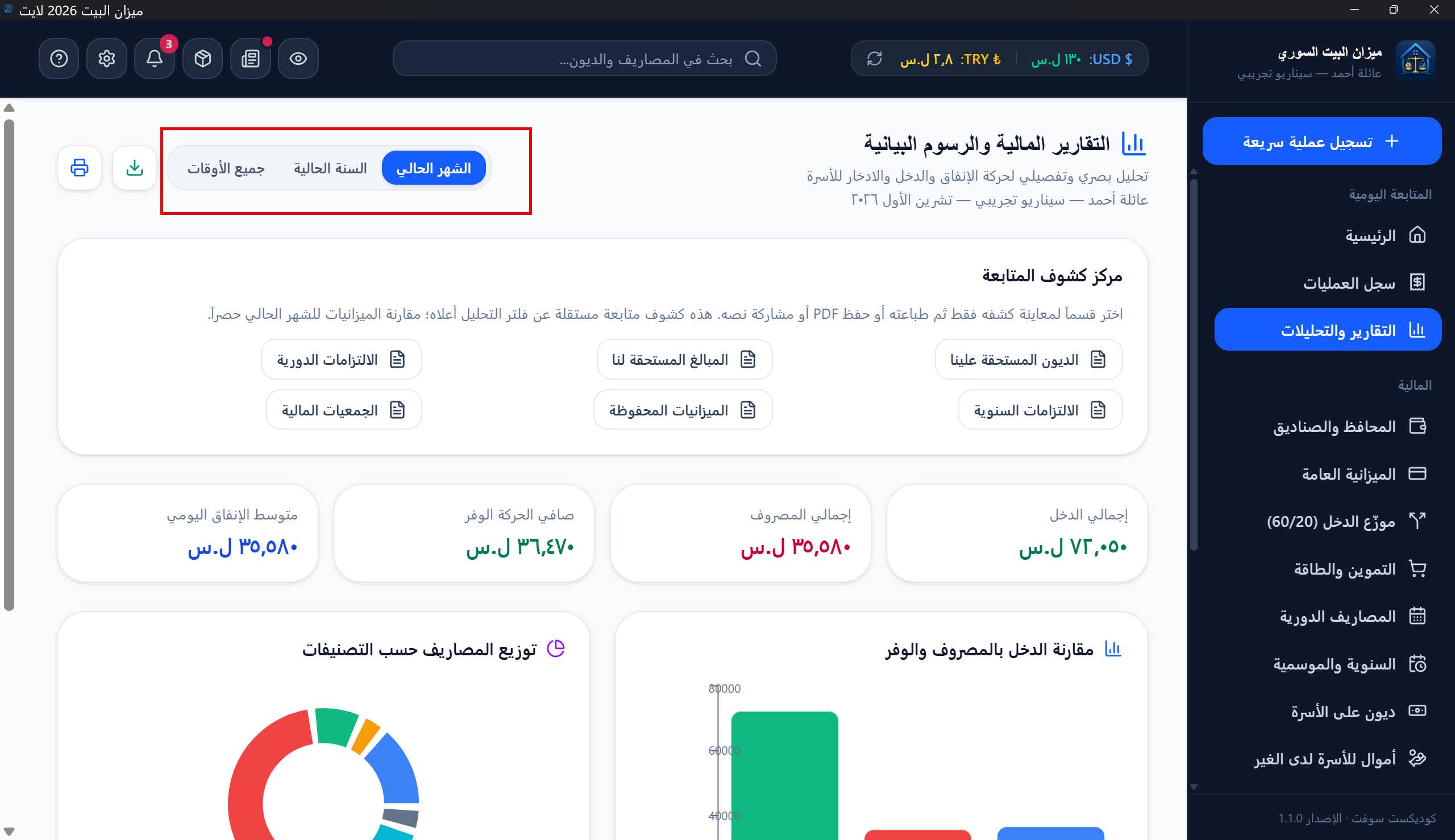 فلاتر الفترة